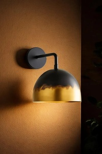 Brass Wall Sconce, Modern Dome Light for Etryway, Bedroom, Hallway, or Living Room - Product Image 5