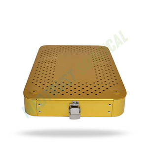 Contenedor de Esterilización para Placas Maxilofaciales, Caja de Almacenamiento de Instrumentos Quirúrgicos de Aluminio de 2.4mm, Perforada, para Autoclave - Product Image 3