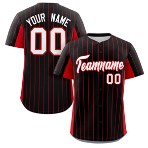 Maillot de baseball personnalisé, imprimé par sublimation, en maille cousue, pour équipes, vente en gros pour l'entraînement - Product Image 1