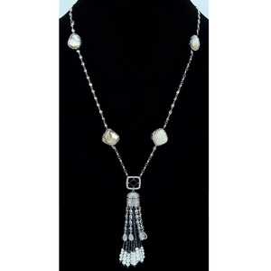 Collar con Colgante de Diseño de Primera Calidad, con Cadena y Cuentas, para Mujer, Joyería Moderna para Bodas - Product Image 2