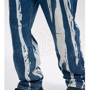 Pantalones Vaqueros Casuales Rectos para Hombre, Hechos Profesionalmente, de Bajo Precio, Ligeros, 100% Algodón, Servicio OEM, Diseño de Logotipo Personalizado en Venta - Product Image 3