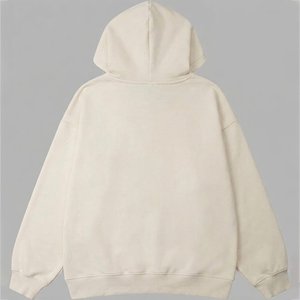Nouveau sweat-shirt décontracté en molleton uni beige pour femme avec logo personnalisé, fermeture éclair, manches longues, doux, chaud et respirant – Collection Automne/Hiver - Product Image 2