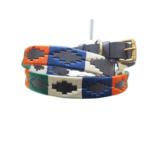Luxury Reflective Leather <b>Dog</b> <b>Collar</b> Adjustable Training Walking Pet Accessories - Product Image 1