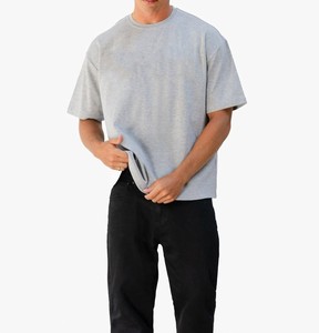 T-shirts décontractés en coton à manches courtes pour jeunes et hommes, avec logo personnalisé sur le devant, de haute qualité, coupe classique, séchage rapide et respirants - Product Image 1