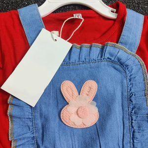 Robes d'été en jean pour filles, vêtements en gros, lot de surplus du Bangladesh, excédent de production, pour tout-petits et enfants - Product Image 5