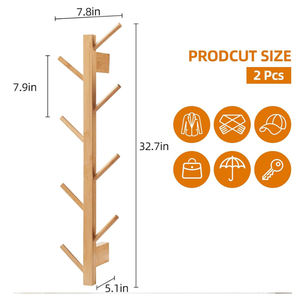 Porte-manteau mural S/2 - Product Image 5