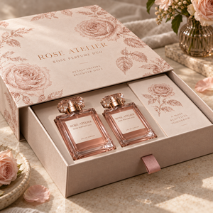 กล่องบรรจุภัณฑ์แบบลิ้นชักคู่สำหรับน้ำหอมกุหลาบ ROSE รุ่นพิเศษ - Product Image 4