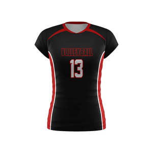 Uniforme de Voleibol, Camiseta Deportiva de Malla Sublimada, Logotipo del Equipo Impreso Personalizado, Protección UV, Transpirable, Conjunto de Uniforme de Voleibol de Verano - Product Image 1
