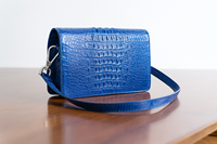 2025 luxe marine véritable cuir d'alligator pochette portefeuille de haute qualité à la mode en gros sacs élégants pour dames et hommes