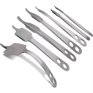 Ensemble de 7 rétracteurs Hohmann manuels en acier inoxydable, chirurgicaux allemands, durables, certifiés CE, garantie 1 an, réutilisables - Product Image 6