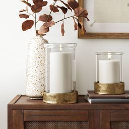 Superior Metal And Glass <b>Hurricane</b> Candle Holder Decorative <b>Lantern</b> With Elegant Design For Luxury Interior Decoration Purpose - Product Image 1