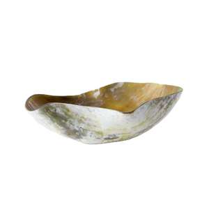 Cuencos para Servir de Cuerno de Búfalo Auténtico con Borde Dorado Pulido, Ecológicos, Aptos para Contacto con Alimentos, Estilo Vintage para Ensaladas y Fiestas - Product Image 6