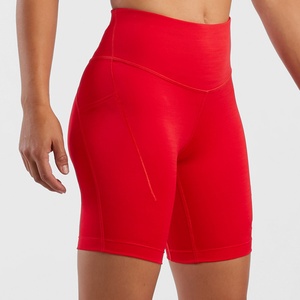 Long Active 4 Inch <b>Tights</b> Track 7 Inch Plus Size High Waist 2in1 Pocket High Waist Athletics Jogging Women Running Shorts - Product Image 3
