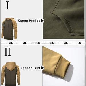 Sudaderas con Capucha Extra Grandes para Hombre al por Mayor, Sudaderas de Algodón con Logotipo Personalizado OEM, Sudaderas de Calle Gruesas, Proveedor Directo - Product Image 3