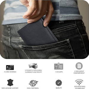 Elegante Cartera de Cuero con Servicio OEM, Cartera de Cuero de Diseño Personalizado con Servicio OEM - Product Image 4