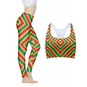 Edoor Wears Ropa Deportiva al por Mayor, Ropa de Yoga con Impresión por Sublimación, Conjunto de Leggings y Sujetador Deportivo para Mujer, Spandex/Poliéster Transpirable - Product Image 5