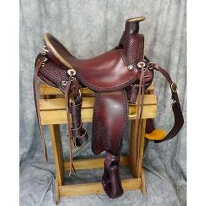 Water Resistance Pure Leather English Race <b>Saddle</b> European Australian Style Horse Riding Supplies Eco Friendly Sustainable Low - Product Image 1