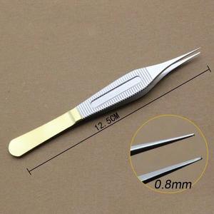 Pinzas de tejido de acero inoxidable Adson para rinoplastia, cartílago, cirugía plástica ocular y uso general - Product Image 1