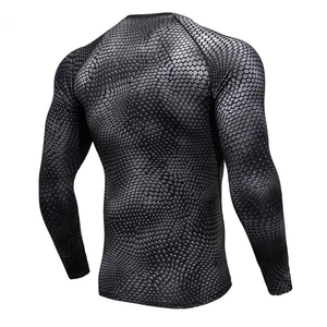 Rashguard de lutte à manches longues personnalisé, haute qualité, vêtements de sport MMA, rashguard multicolores pour hommes. - Product Image 4