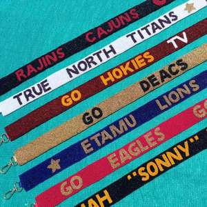 Ceintures à perles faites à la main, dernier design, pour femmes, vêtements décontractés, ceinture élastique brodée à la main avec boucle en bois - Product Image 1