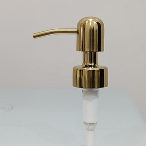 High-End Stainless Steel Gold Bathroom Dispenser Pump for Hotel Home Bathroom <b>Accessories</b> Foam Pump Shampoo Bottle Pump - Product Image 3
