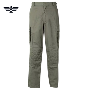 Unisex Olive Green <b>Cargo</b> <b>Work</b> <b>Pants</b> with Knee Patches Abrasion Resistant Cotton Comfortable Silk Screen Printed <b>Work</b> Coverall - Product Image 5