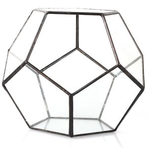 Home Decor Customized Metal And Glass Terrarium Modern Glass Planter for Indoor Plants, Succulents, Air Plants & DIY Terrarium - Product Image 1