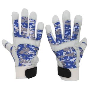 Guantes de bateo de béisbol y softbol de piel de oveja Cabretta personalizados de calidad superior Diseño de camuflaje duradero para deportes al aire libre - Product Image 2