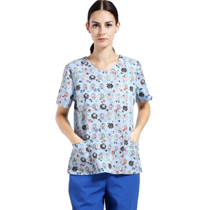 Tenues médicales ANNO en polyester/coton tissé, fabriquées au Pakistan, haute technologie, respirantes, douces, pour infirmières, médecins, uniformes médicaux unisexes - Product Image 3