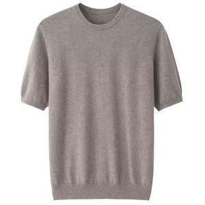 Camisetas de Manga Corta con Cuello Redondo de Poliéster/Algodón Hechas en Pakistán para Hombre, Talla Grande, Logotipo Personalizado, Transpirables, de Secado Rápido, Ropa Casual de Verano - Product Image 1