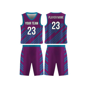 Ensemble de maillots de basket-ball personnalisés unisexes à col en V sans manches avec impression sublimée rouge et noir - Product Image 5