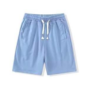 Pantalones Cortos Casuales para Hombre, Ecológicos, de 140 Gramos, Color Sólido, Tallas Grandes, para Jugar y Salir - Product Image 1