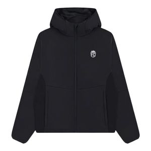 Chaqueta Aislante Térmica para Hombre, Ligera, con Capucha y Cremallera, Ropa Deportiva, Chaqueta de Moda para Exteriores en Color Negro - Product Image 1