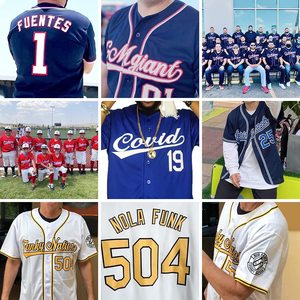 Custom Pink <b>Baseball</b> Jersey Short Sleeve Crew Neck Team Uniform Shirt Digital Printing Sports Wear - Product Image 6