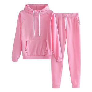 Chándales de algodón de alta calidad para mujer, con logotipo personalizado, al por mayor, de fábrica, estilo holgado. - Product Image 6