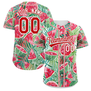 Custom Women's Floral Baseball Jersey Full Print Personalized Teamname 00 Button-Up Short Sleeve Polyester Sportswear - Product Image 5