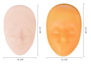 5D Silicone Practice <b>Head</b> Permanent Makeup <b>Training</b> Face Tattoo Display Mannequin - Product Image 5