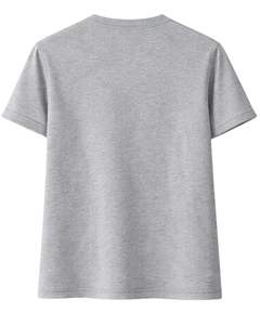 Camiseta Básica de Cuello Redondo para Hombre, Color Gris, Personalizada por el Fabricante, Manga Corta, Algodón, Informal, Lisa, Estilo Urbano, Verano, con Impresión de Logotipo Personalizado - Product Image 5