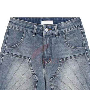 กางเกงยีนส์ขาสั้นผู้ชายสไตล์เดนิมขาดๆ แบบตรง ระบายอากาศได้ดี เหมาะสำหรับใส่ในฤดูร้อน คุณภาพสูง - Product Image 5