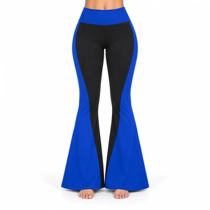 Trending Bell Bottom <b>Legging</b> Features Flexible Construction Soft Comfort & <b>Flared</b> Silhouette For Workout Yoga & Daily Fashion - Product Image 1