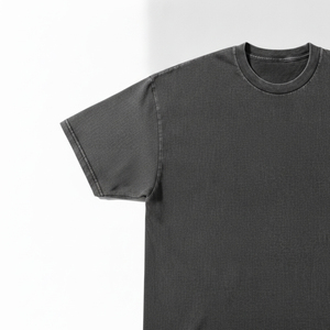 เสื้อยืดโอเวอร์ไซส์สีพื้นแบบเรียบง่าย สั่งผลิตได้ตามแบบ สตรีทแวร์ ผ้าหนา ทรงหลวม เสื้อผ้าผู้ชาย ขายส่งแบบดรอปชิป MOQ ต่ำ - Product Image 4