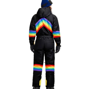 Traje de Esquí Unisex OEM Midnight Shredder 2026 para Invierno, con Capucha, Cuello Alto, Cierre de Cremallera, Impermeable, Chaqueta Aislante 100% Poliéster - Product Image 2