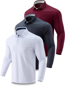 Chemises de golf pour hommes en soie/coton à séchage rapide, personnalisables avec logo, vierges pour impression numérique, en satin non tissé - Product Image 1