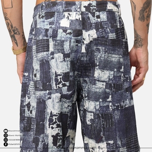 Pantalones Cortos de Verano para Hombre 2026, Estilo Vintage, 100% Algodón, Secado Rápido, Transpirables, Estilo Urbano, Desgastados, Corte Holgado, Hip Hop - Product Image 6