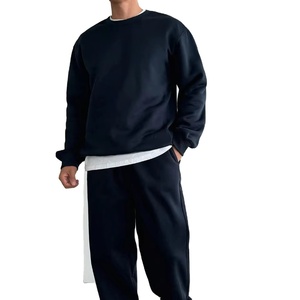 Sudaderas Unisex de Alta Calidad, 100% Algodón, Estilo Holgado, Diseño Sólido, Ropa Casual de Invierno con Cuello Redondo para Hombre - Product Image 1