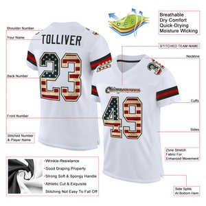 Camiseta de Rugby Personalizada con Nombre y Número del Equipo, Cuello en V, Negra, Deportiva, Transpirable, de Malla, Secado Rápido, para Hombre - Product Image 2