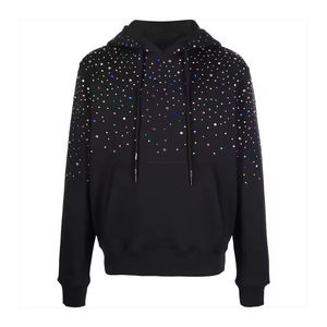 Haute Qualité Femmes Strass Hoodies Personnalisé Femmes Strass Hoodies Mode Vêtements Femmes Strass Hoodies - Product Image 3