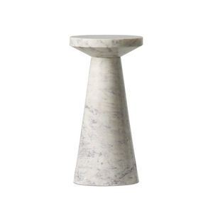 Hot Selling White Marble Modern <b>Side</b> <b>Table</b> Luxury Accent <b>Sofa</b> End <b>Table</b> Living Room Decor Modern Marble Round Coffee <b>Table</b> - Product Image 2