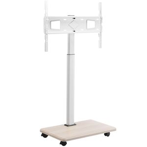Carrello TV Mobile con Rotazione di 25 Gradi a Destra-Sinistra, Altezza Regolabile, per Schermi da 32-70 Pollici, Supporto TV con Ruote - Product Image 1