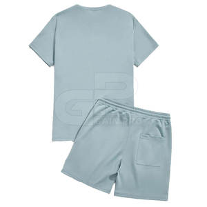 Conjunto de pantalones cortos deportivos para hombre, diseñados para brindar comodidad, flexibilidad y transpirabilidad, adecuados para gimnasio, correr, hacer ejercicio o uso diario. - Product Image 3